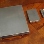 Three sizes of polarizers in stainles steel