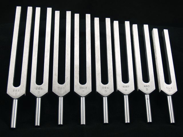 frequency of a tuning fork